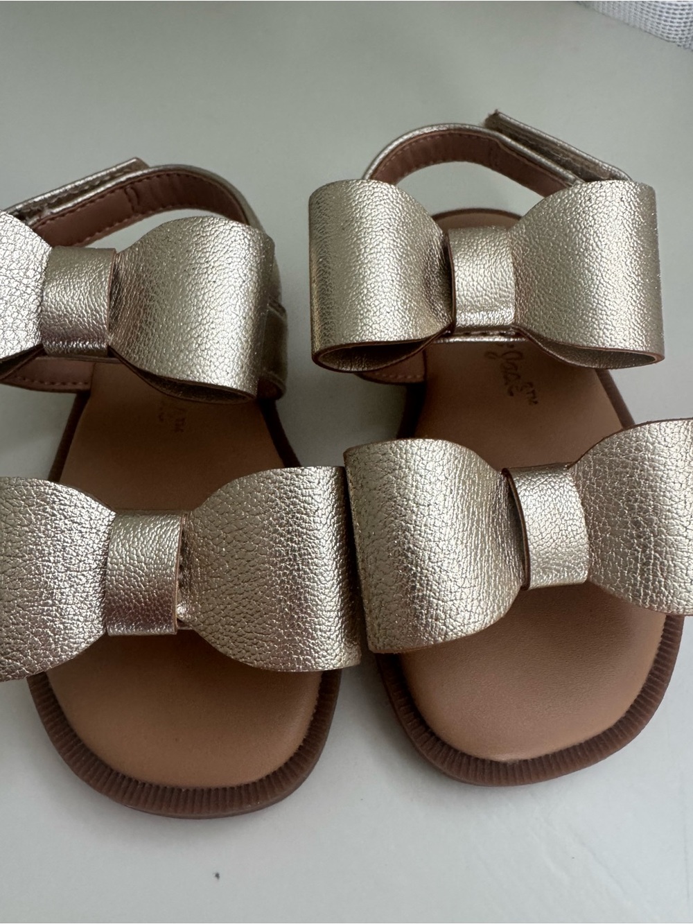 Cat and Jack Ruby bow sandals